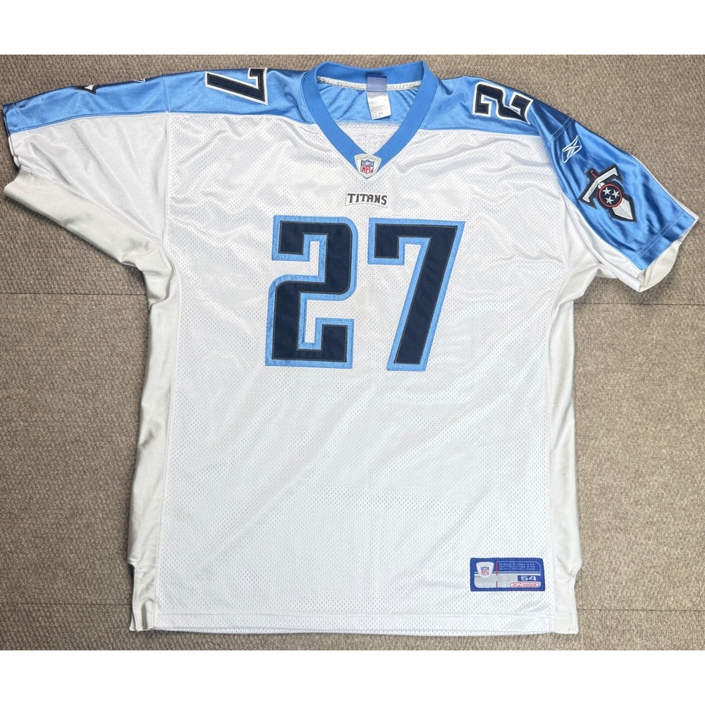 Reebok NFL Vtg Tennessee Titans #27 Eddie George Football Jersey Size 54